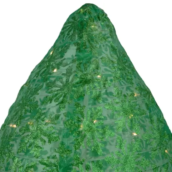 30" Green LED Lighted Retro Light Bulb Outdoor Christmas Decoration {3}