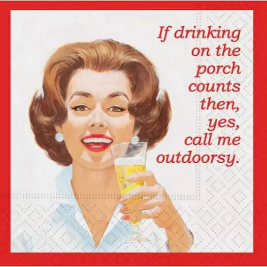 JAM Paper Call Me Outdoorsy Cocktail Napkins, 40ct. {1}