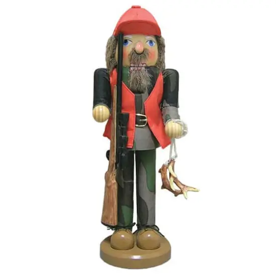 Santa's Workshop 15" Deer Hunter Nutcracker {1}