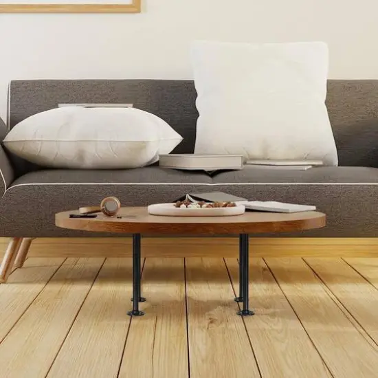 NEX&trade; Black Industrial Pipe Metal Table Legs, 4ct. {8}