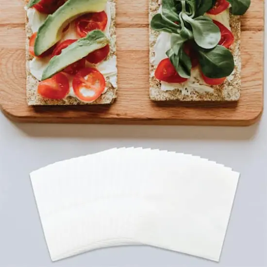 JAM Paper Medium Lunch Napkins, 100ct. White {3}