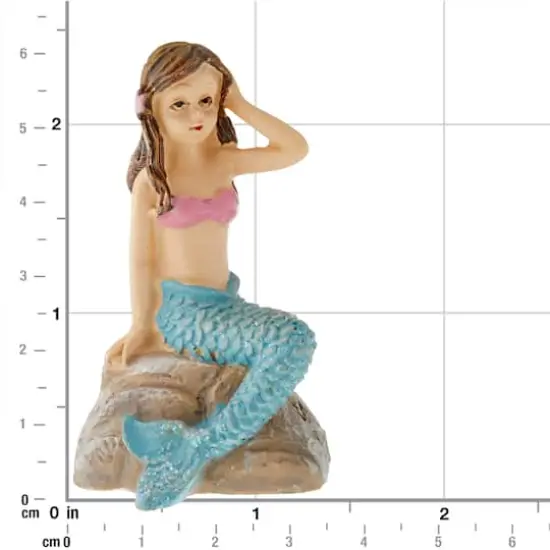 Miniature Mermaid on a Rock by Make Market&reg; {3}
