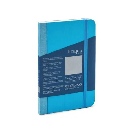 Fabriano® Ecoqua Plus Fabric-Bound Blank Notebook Turquoise {1}