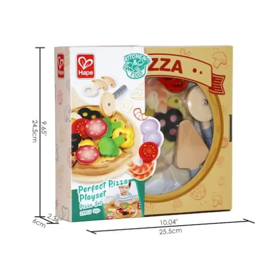Hape Perfect Pizza Kitchen Food Playset {5}