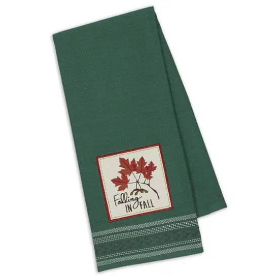 DII&reg; Falling In Fall Embroidered Dishtowel Set {3}
