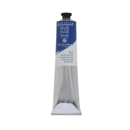 Sennelier Rive Gauche Oil Paint, 200mL 312 Ultramarine Blue Light {1}