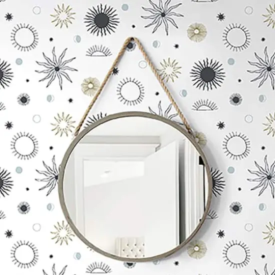 Elana Gabrielle Sun Phases Peel & Stick Wallpaper Tuxedo {4}