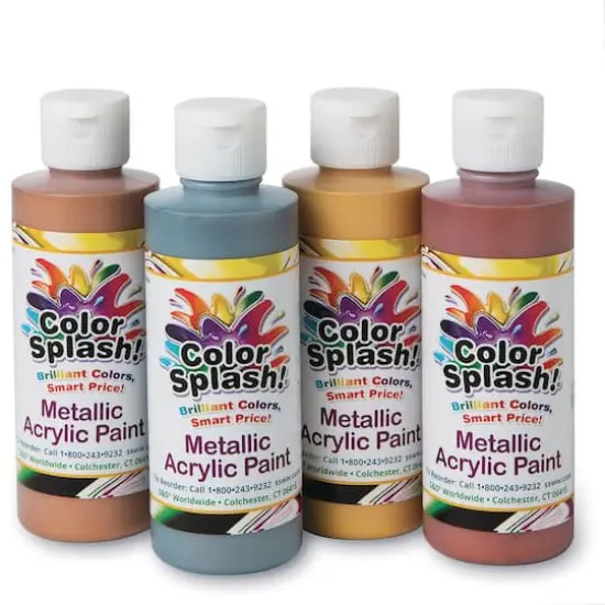 Color Splash!&reg; Metallic Acrylic Paint Set {1}