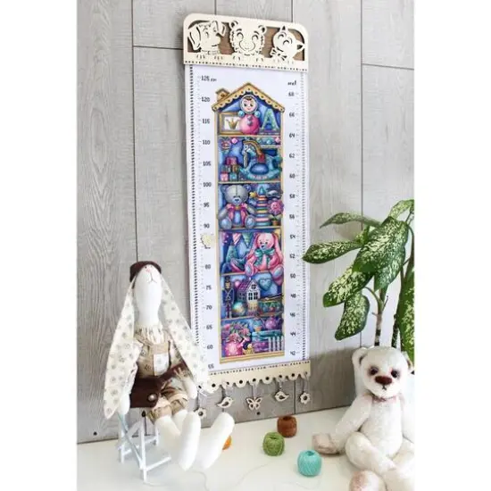 MP Studia Height Chart Toys Cross Stitch Kit {4}