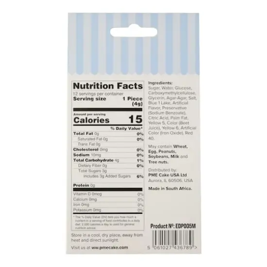 PME Cake Sweet Street&reg; Party Icons Icing Decorations {5}