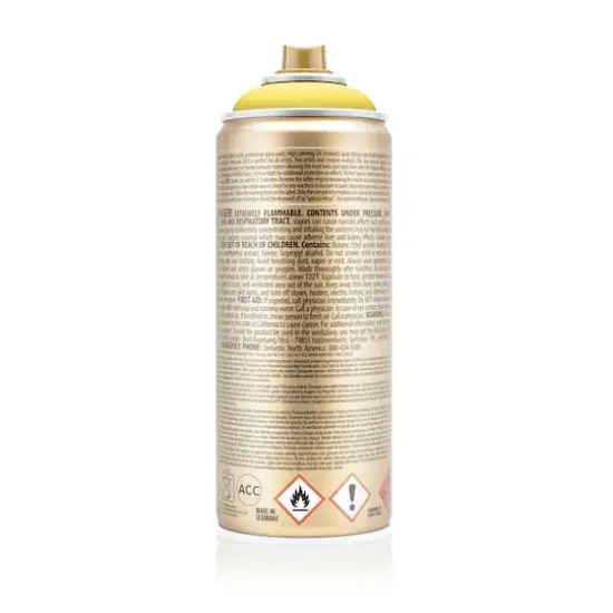 Montana&trade; Gold Acrylic Professional Spray Paint G1010 Easter Yellow {7}