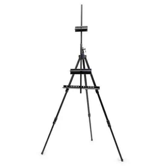 Adjustable Black Aluminum Floor Easel by Artist's Loft&trade; {1}