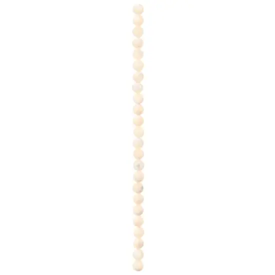 7mm Light Pink Mother of Pearl Round Beads by Bead Landing&trade; {4}