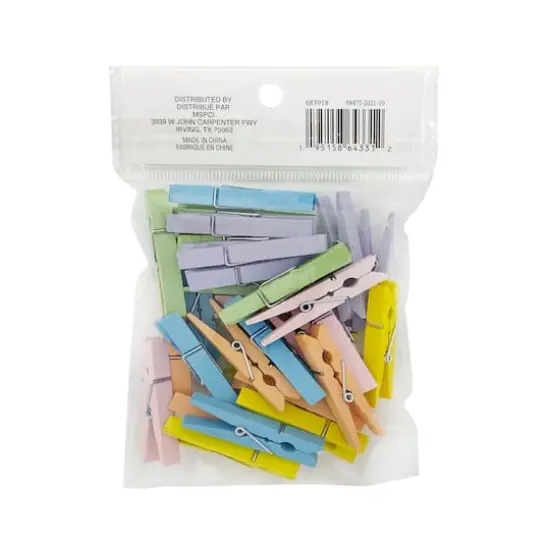 Medium Pastel Clothespins by Recollections&trade; {5}