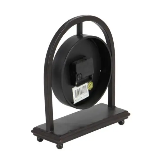 11" Black Metal Vintage Hanging Clock Set {13}