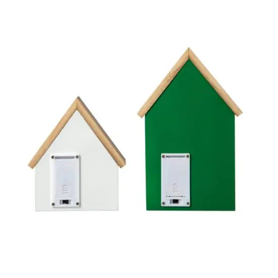 Glitzhome&reg; Lighted St. Patrick's Wooden House Table D&eacute;cor Set {8}