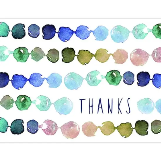 JAM Azure Dots Thank You Card Set, 16ct. {1}