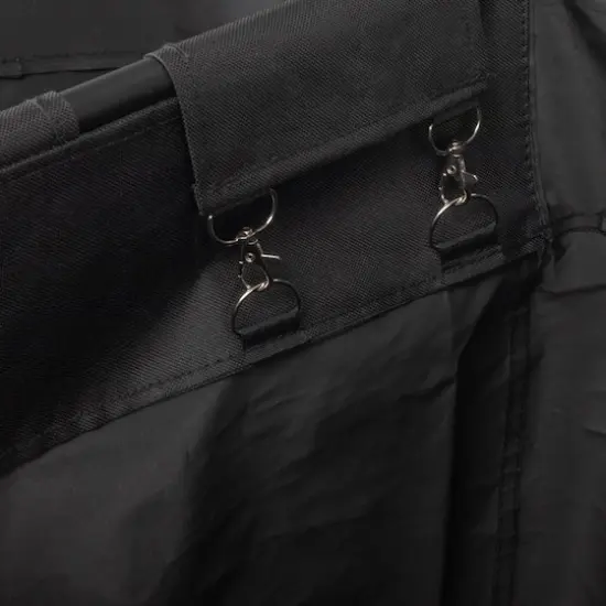 Household Essentials 34" Long Black 3-Bag Rolling Laundry Sorter {6}