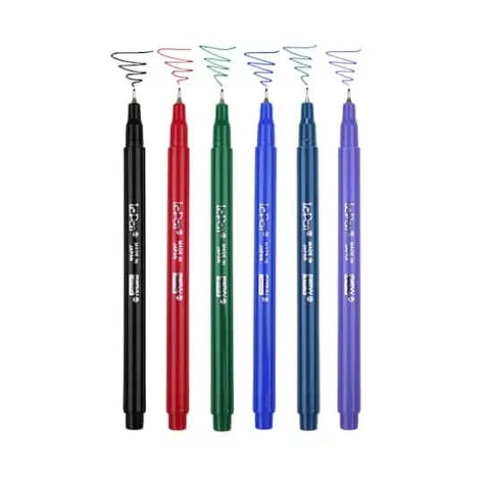 Marvy&reg; Uchida LePen&reg; Extra Fine 6 Color Primary Pen Set {3}