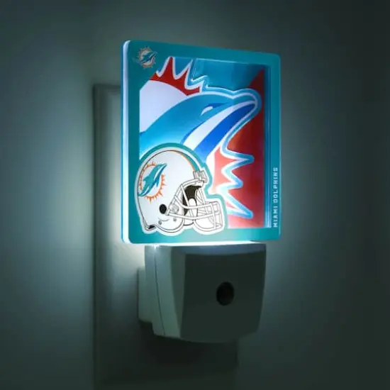 NFL Logo Series Nite Light Miami Dolphins {3}