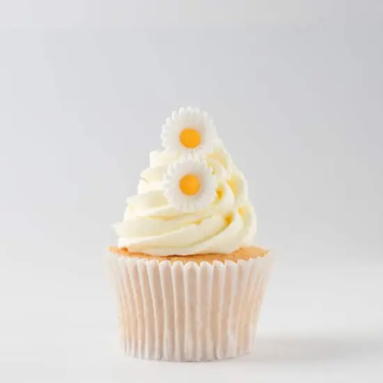 PME Cake Sweet Street&reg; White Daisy Icing Decorations {6}