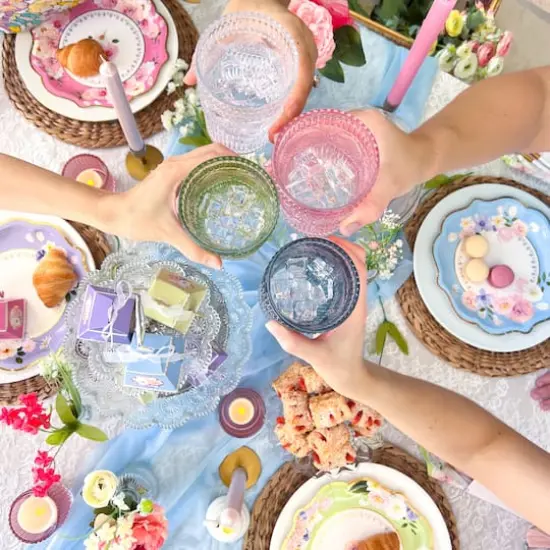 Kate Aspen&reg; Tea Time Party 9" Assorted Premium Paper Plates Set {8}