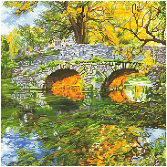 Diamond Dotz® Advanced Country Bridge Diamond Painting Kit {3}