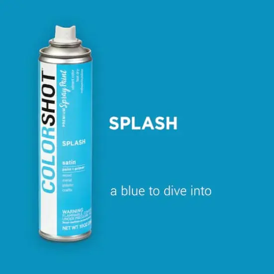 COLORSHOT&reg; Premium Satin Spray Paint Splash {4}
