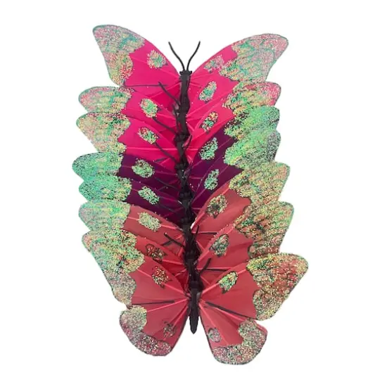 4.5" Pink Feather Butterflies, 8ct. by Ashland&reg; {1}