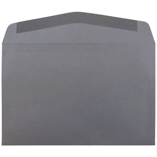 JAM Paper 6" x 9" Dark Gray Booklet Premium Envelopes, 25ct. {3}