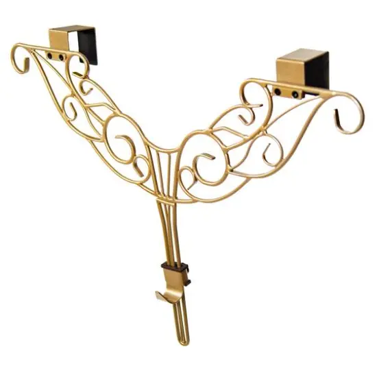 Village Lighting Adjustable Antler Wreath Hanger Gold {6}