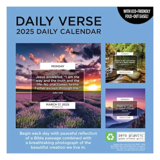 TF Publishing 2025 Daily Verse Daily Desktop Calendar {3}