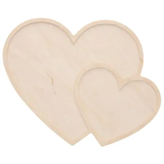 Leisure Arts&reg; 11.5" Hearts Welled Wood Surface {6}
