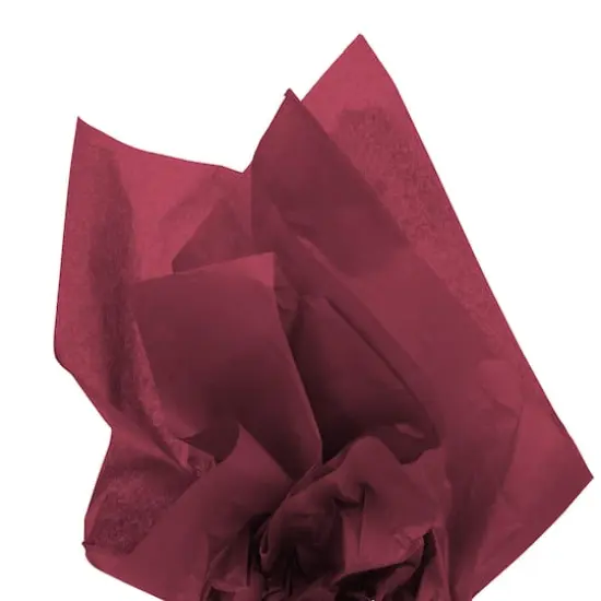 JAM Paper 20" x 26" Tissue Paper, 2 Packs of 10 Sheets Burgundy {8}