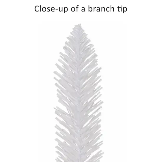 4ft. Unlit White Carson Artificial Pine Tree {6}