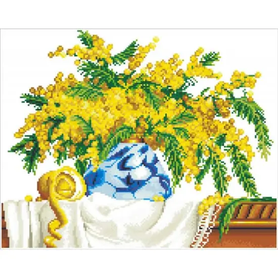 Diamond Dotz® Intermediate Native Wattle Diamond Painting Kit {3}