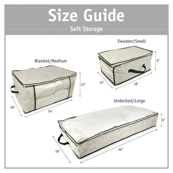 DII&reg; Damask Blanket Soft Storage Cube, 2ct. {5}