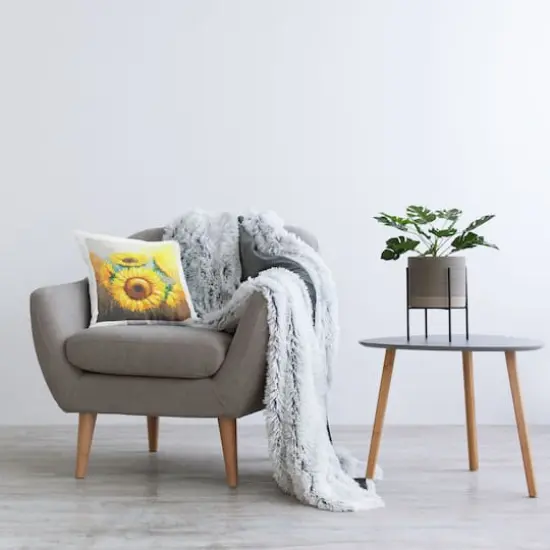 Stupell Industries Vivid Yellow Sunflower Arrangement Decorative Printed Throw Pillow {3}