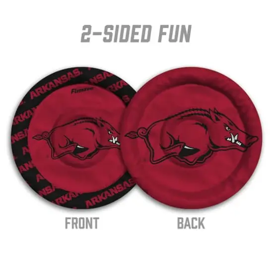 NCAA Flimzee Bean-Bag Flying Disc Arkansas Razorbacks {3}