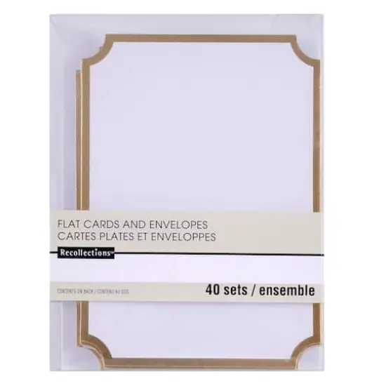 Foil Cards & Envelopes by Recollections&trade;, 4" x 5.5" {3}