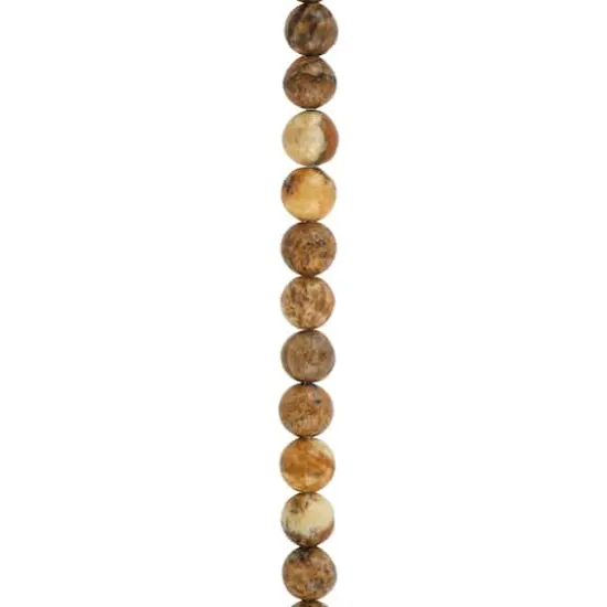 Brown Picture Jasper Round Beads by Bead Landing&trade; {1}