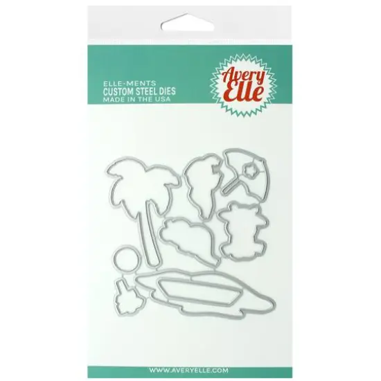 Avery Elle Elle-ments Island Time Die Set {1}