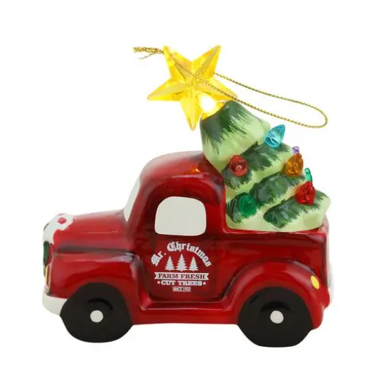 2ct. Ceramic Retro Vehicle Ornaments {6}
