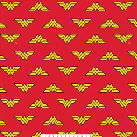 Camelot Fabrics DC Comics Wonder Woman Fleece Precut Set {4}