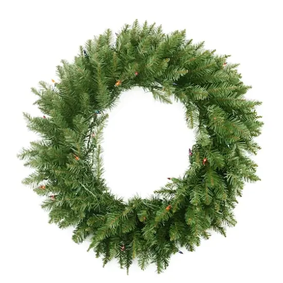 3ft. Pre-Lit Northern Pine Artificial Christmas Wreath {4}