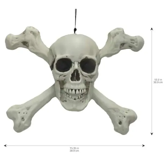 15.25" Hanging Skull & Crossbones by Ashland&reg; {4}