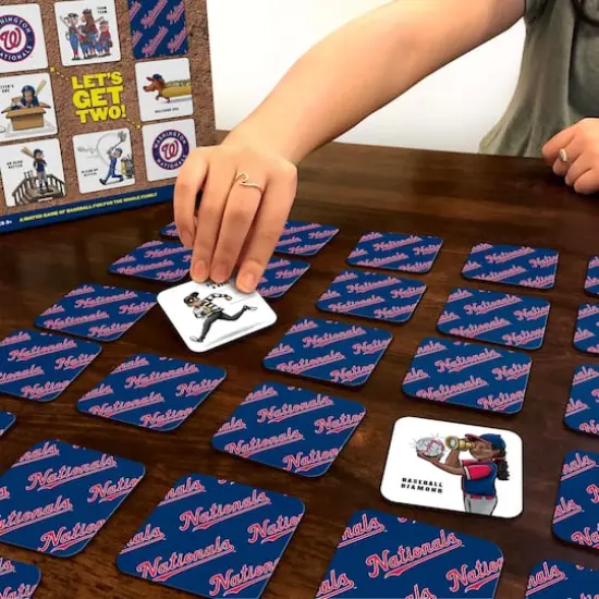 Major League Baseball Licensed Memory Match Game Washington Nationals {6}