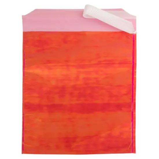 JAM Paper 6.25" x 7.875" Open End Foil Envelopes with Self Adhesive Closure, 25ct. Red Iridescent {4}