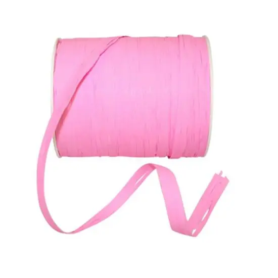 Reliant 3/8" x 100yd. Raffia Venice Ribbon Hot Pink {1}