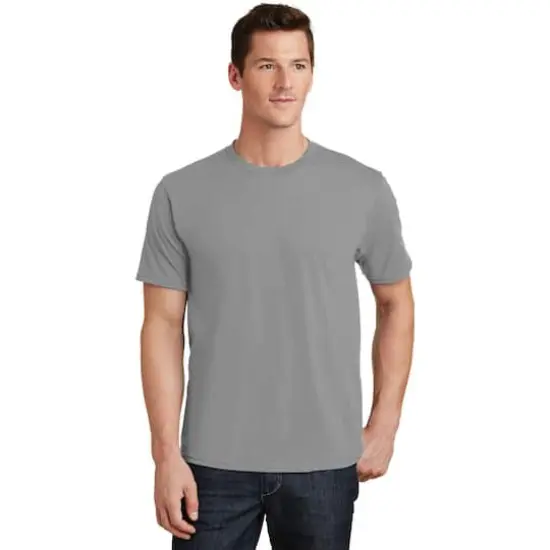 Port & Company&reg; Fan Favorite&trade; Neutrals Men's T-Shirt Medium Gray {3}